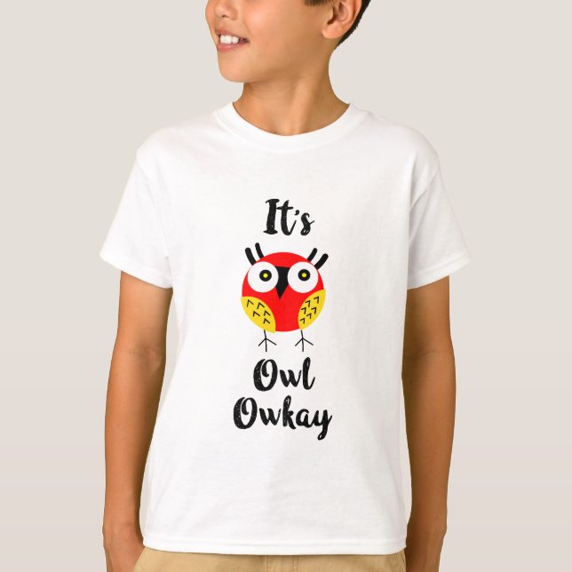 T-shirt C'est owl owkay (Devant)
