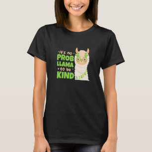 T-shirt C'est Pas De Prob Llama Gentillesse Anti Intimidat