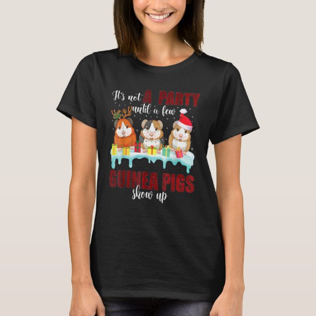 T-shirt C'est pas une fête jusqu'à ce que quelques cochons (Devant)