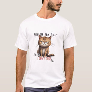 T-shirt C'est peut-être le visage indifférent