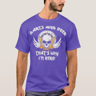 T-shirt C'Est Pour Ça Que Je Suis Ici Pour Un Cerf