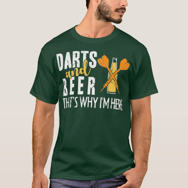 T-shirt C'Est Pour Ça Que Je Suis Ici Pour Un Cerf (Devant)