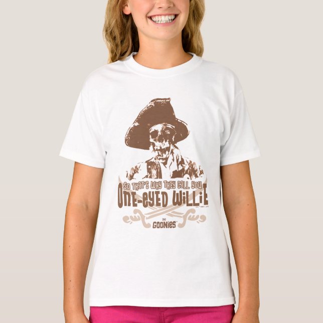T-shirt "C'est pour ça qu'ils t'appellent One-Eyed Willie" (Devant)