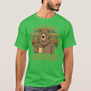 T-shirt C'est pourquoi je bois du thé