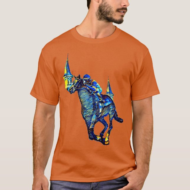 T-shirt C'est presque Kentucky Der (Devant)
