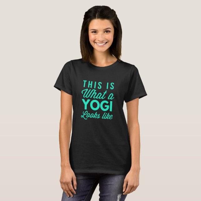 T-shirt C'est quel à le yogi ressemble (Devant entier)