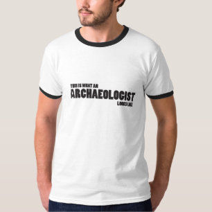 T-shirt "C'est quel archéologue ressemble" à la boule-T