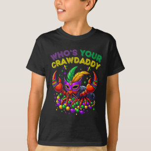 T-shirt C'est qui ton écrevisse Crawdaddy Blagues Perles D