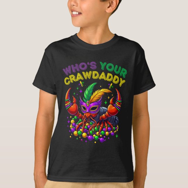 T-shirt C'est qui ton écrevisse Crawdaddy Blagues Perles D (Devant)