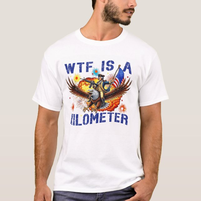 T-shirt c'est quoi un aigle kilométrique (Devant)