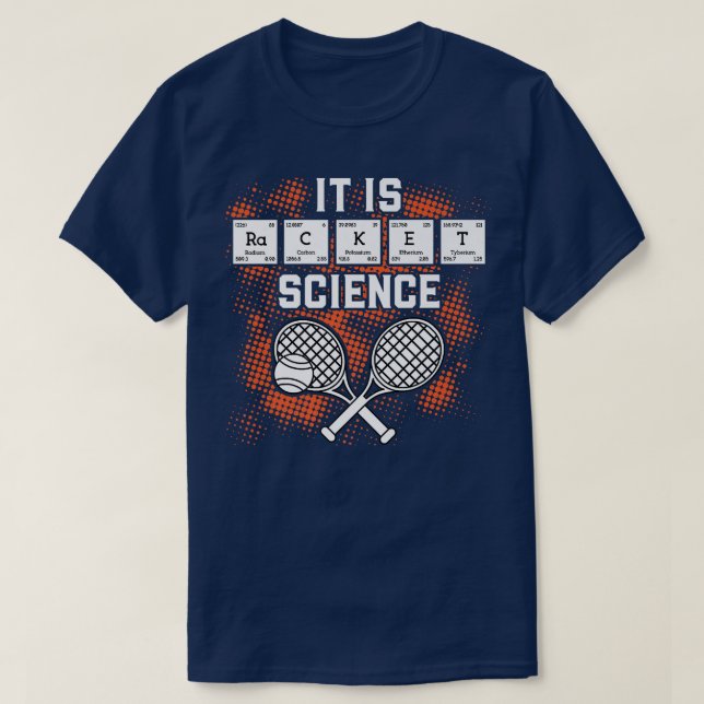 T-shirt C'Est Racket Science Drôle Joueur De Tennis Périod (Design devant)