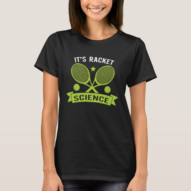 T-shirt C'est Racket Science Drôle Tennis Lover (Devant)