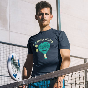 T-shirt C'est Racket Science Funny Padel Tennis