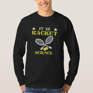 T-shirt C'Est Racket Science Tennis Athlète Joueur De Hobb