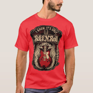T-shirt C'est seulement du Rock n Roll mais je l'aime rétr