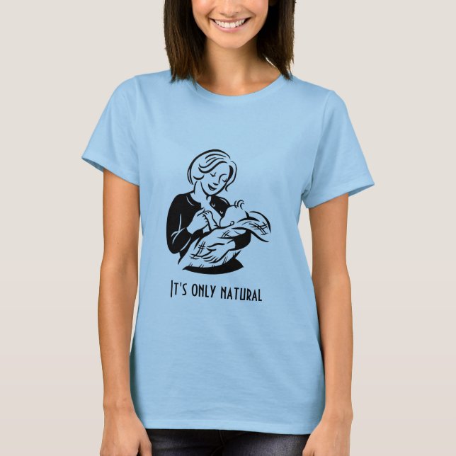 T-shirt C'est seulement naturel (Devant)