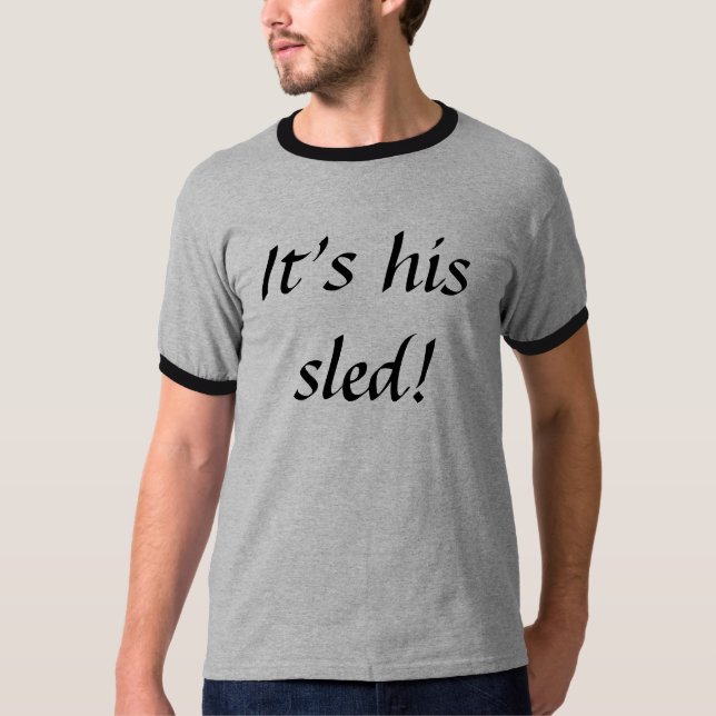 T-shirt C'est son traîneau ! (Devant)