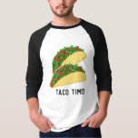 T-shirt C'EST TACO TIME tacos mignons<br><div class="desc">Épicez votre vie avec cette chemise drôle. Customisez-le et ajoutez votre propre texte. Et n'oubliez pas de consulter ma boutique pour plus de designs !</div>