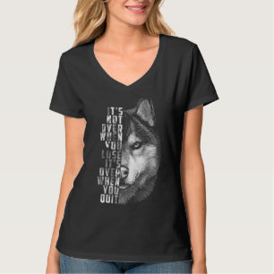 T-shirt C'Est Terminé Quand Vous Cessez De Citer Motivatio