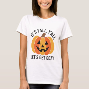 T-SHIRT C'EST TOMBÉ, TOUS ALLONS ÊTRE COSY