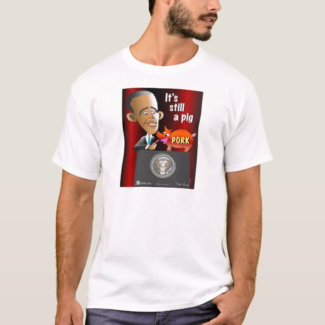 T-shirt C'est toujours un cochon (Devant)