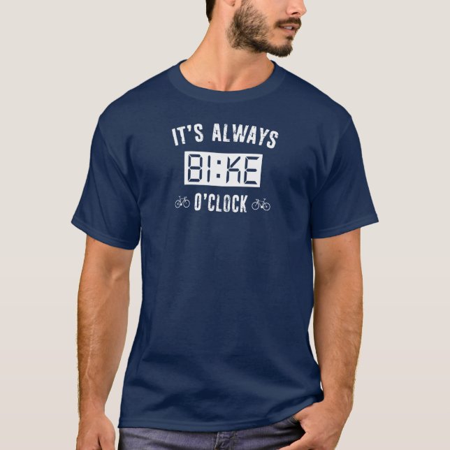T-shirt C'est toujours vélo O'Horloge (Devant)