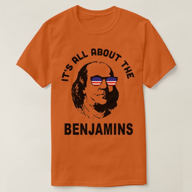 T-shirt c'est tout sur les benjamins amérique  (Design devant)