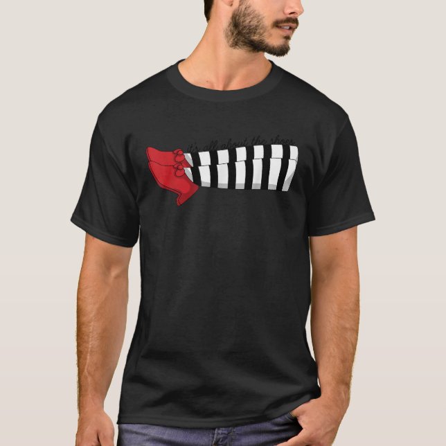 T-shirt C'est tout sur les chaussures  (Devant)