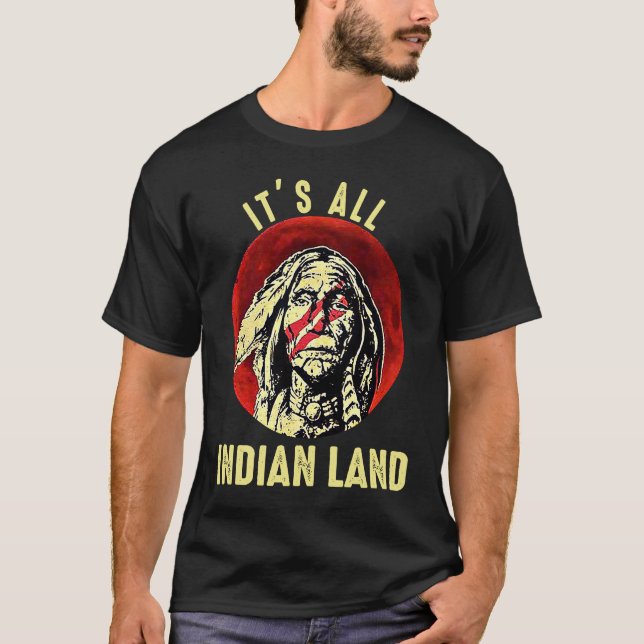 T-shirt C'est toute la terre amérindienne (Devant)