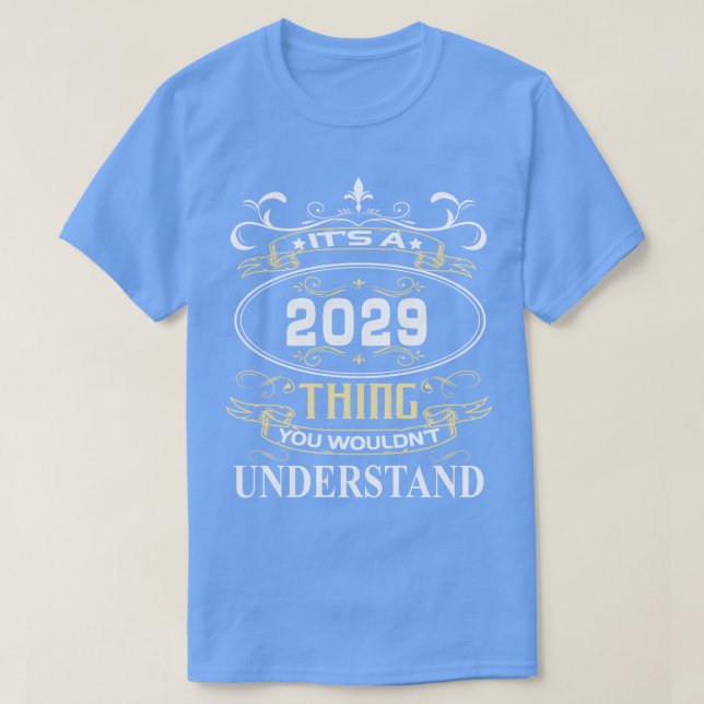 T-shirt C'Est Un 2029 Que Vous Ne Comprendriez Pas (Design devant)