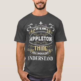 T-shirt C'Est Un Appleton Que Vous Ne Comprendriez Pas