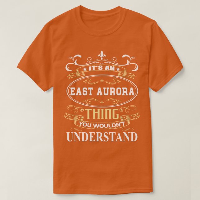 T-shirt C'est un Aurora oriental que vous ne comprendriez  (Design devant)