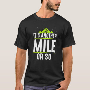 T-shirt C'est un autre kilomètre ou un Humour à mi-chemin