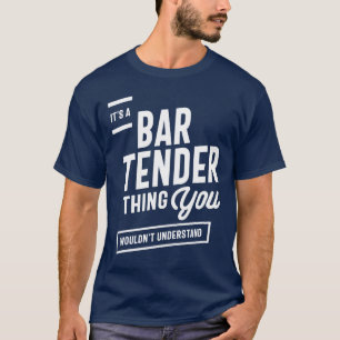 T-shirt C'est un barman Chose Job Titre Cadeau