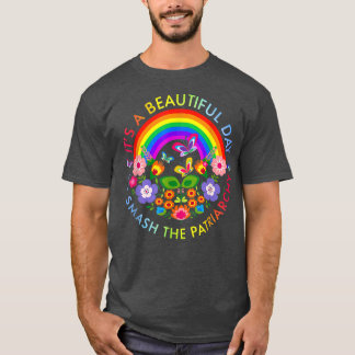 T-shirt C'Est Un Beau Jour Pour Ébranler Le Patriarcat Fem