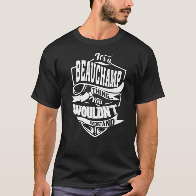 T-shirt C'est un BEAUCHAMP Thing Gifts Premium (Devant)