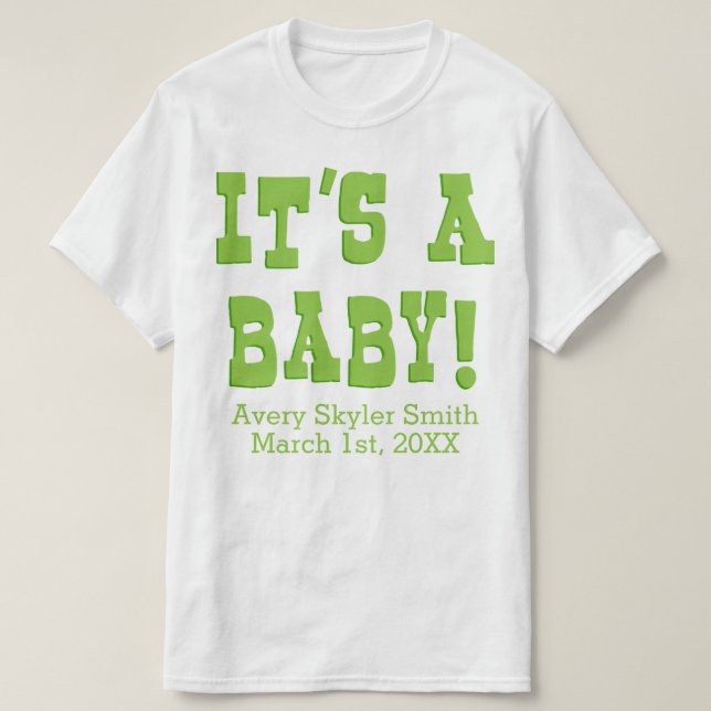 T-shirt C'est un bébé (Design devant)