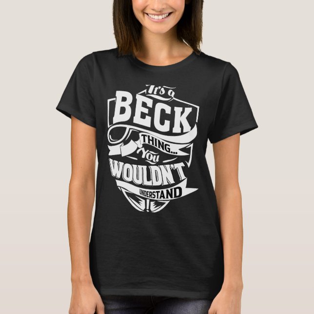 T-shirt C'est un BECK (Devant)