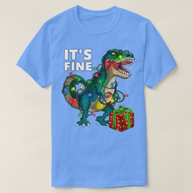 T-shirt C'est un bel arbre, les lumières de Noël, c'est dr (Design devant)