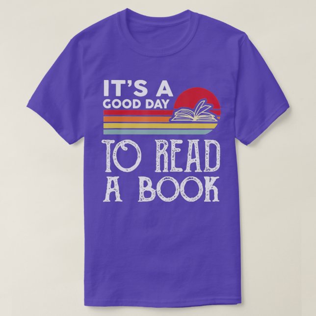 T-shirt C'est un bon jour pour lire un livre (Design devant)