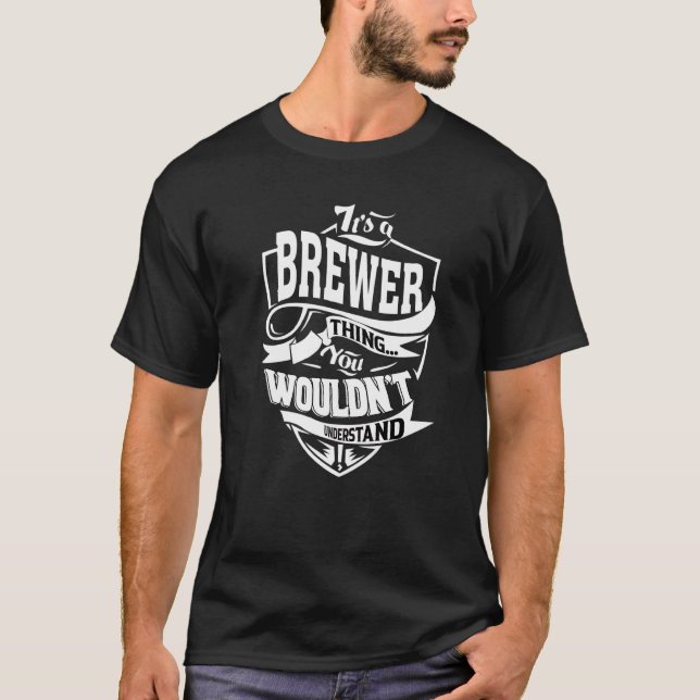 T-shirt C'est un brasseur (Devant)