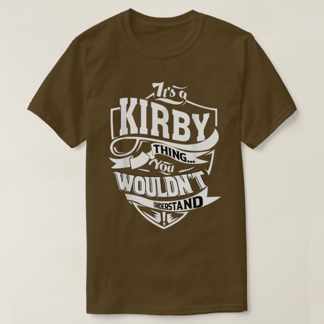 T-shirt C'est un cadeau de KIRBY Thing (Design devant)