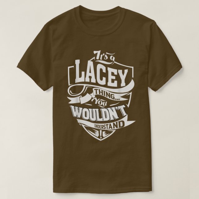T-shirt C'est un cadeau de truc LACEY (Design devant)