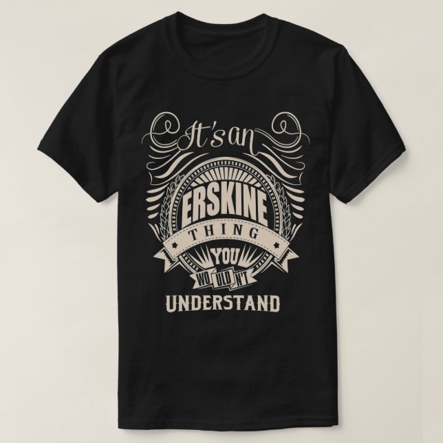 T-shirt C'est un cadeau ERSKINE (Design devant)