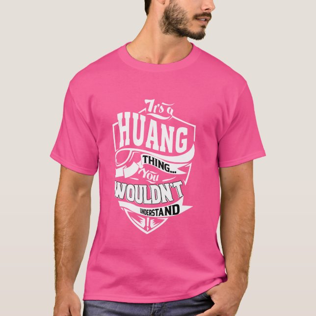 T-shirt C'est un cadeau HUANG (Devant)
