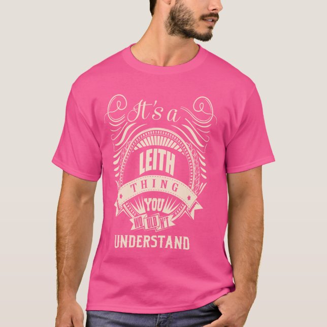 T-shirt C'est un cadeau LEITH (Devant)
