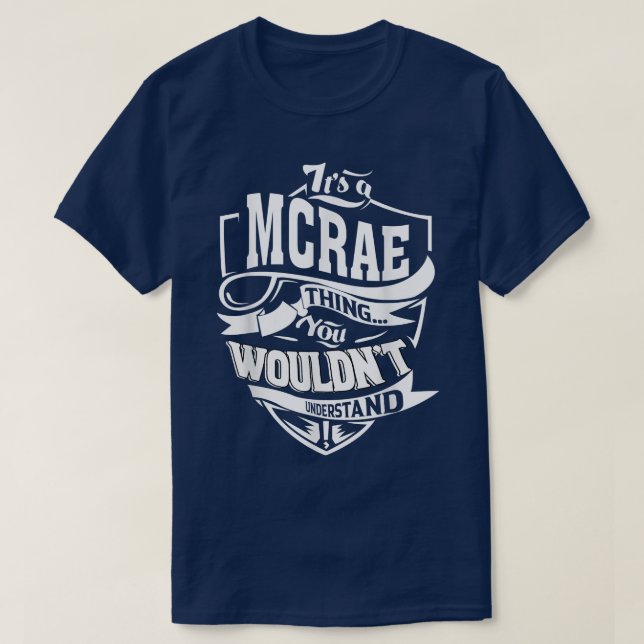 T-shirt C'est un cadeau MCRAE (Design devant)