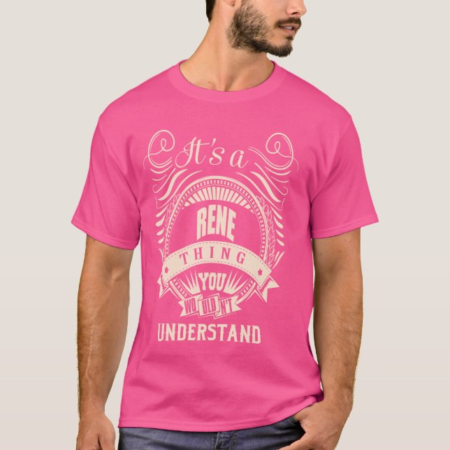 T-shirt C'est un cadeau RENE (Devant)