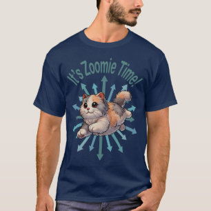 T-shirt C'est un chat calico dilué Zoomie Temps
