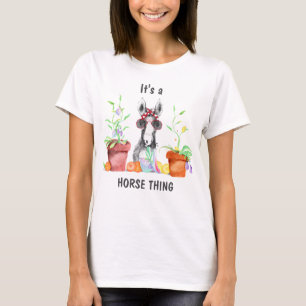 T-shirt C'est un cheval